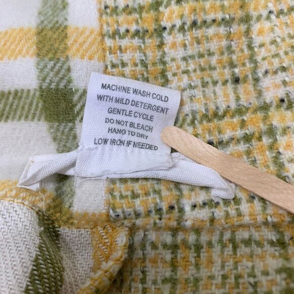 Love Is For Eternity Jacket Women XL Shacket Plaid Cozy Western Gorpcore L.i.F.E - Picture 11 of 11